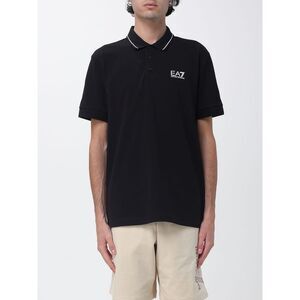 Ea7 Men Cotton Polo Shirt With Logo Ea7